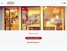 Tablet Screenshot of macaroonboutique.com